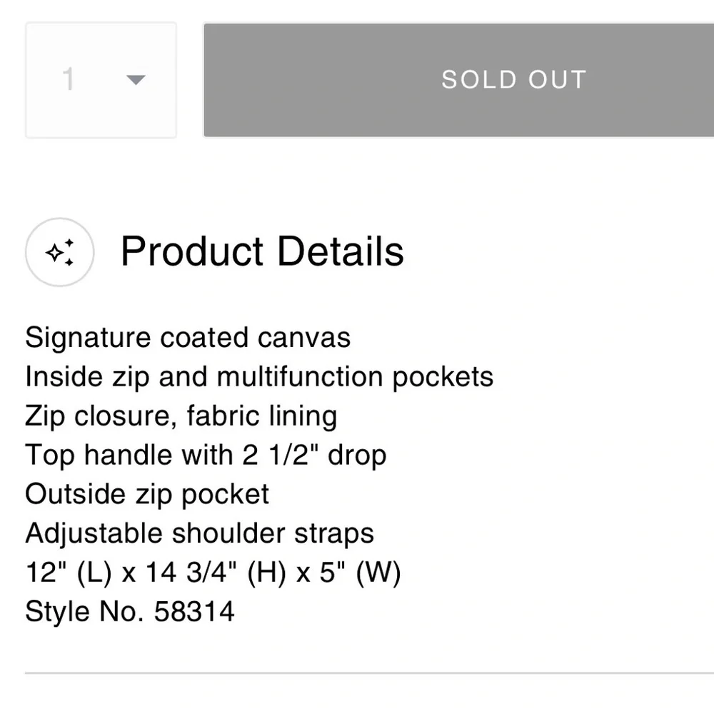 Coach Signature Black & Brown Charlie Medium Backpack EUC - Picture 11 of 11